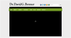 Desktop Screenshot of drdavidgbenner.ca